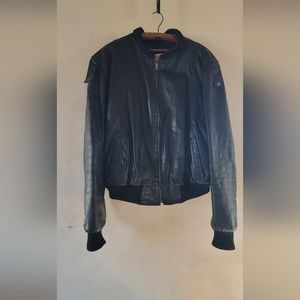 Sears Vintage Black Leather Jacket